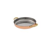 Padella rame, Tegame in rame con maniglie - in rame e ottone, 24cm