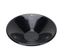 Padella rotonda in oro nero da 10 pollici, robusta e leggera, in ABS, per la ricerca di principianti nel settore minerario