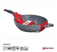 PADELLA SALTAPASTA WOK PETRA VERA MADAME CM32 IDONEA PER INDUZIONE FULL INDUCTIO