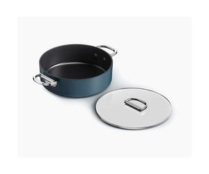 Padella Sauteuse Joseph Joseph Space 28 cm Alluminio Ceramica Blu Manico Pieghevole