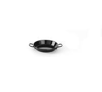 HENDI Mini padella per paella smaltata per servizio e presentazione, ⌀100x(H) 20mm, acciaio al carbonio smaltato