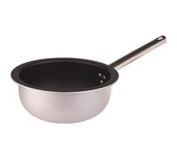 Padella Svasata Alta A Mantecare Salta Pasta E Riso Con Manico Inox Tubolare 3Mm, Diametro 360 Mm cod.ALSA111BMS36