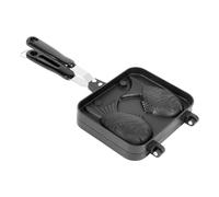 Padella Taiyaki Doppia Forma di Pesce Calda Waffle Cake Maker Pan Pancake G8303