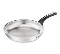 Tefal Emotion Padella Argento 28 cm, Acciaio Inossidabile, Garanzia 10 anni, Base spessa per una diffusione di calore omogenea, Design elegante, Manico robusto, Induzione E3010604