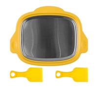 Padella - Vassoio per fatto in casa, pentola istantanea a freddo con 2 spatole, macchina per rotolo di per alimenti | Per attività familiari Sorbetto yogurt