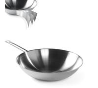 HENDI 839003 Padella "Wok" 3-Ply, senza Coperchio