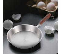 Padella Wok Acciaio Inox Tegame Per Frittelle Strumento Di Cottura