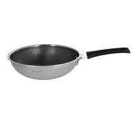 Padella Wok Antiaderente 28 cm FONTEBASSO Luxury in Acciaio Pentola Salta Pasta