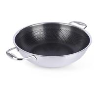 Padella wok antiaderente in acciaio COOKCELL da 28 cm