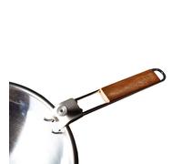 Padella Wok per grill barbecue - Acciaio inossidabile, per verdure, carne e altro | 3 litri