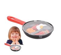 Padelle per gioco di ruolo - Padella da gioco in legno per bambini | Gioca da cucina, Brio Bpa Free per bambini in età prescolare Risorse per l'asilo elementare