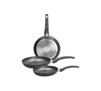 Tognana Copper & Charcoal, set 3 padelle 20/24/28 cm, alluminio, nero
