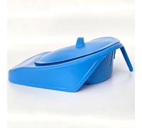 Padelle WC, Padella portatile per la casa Padella grande in plastica facile da pulire con manico per pazienti donna incinta anziani (Color : B)