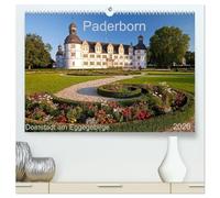 Paderborn Domstadt am Eggegebirge (hochwertiger Premium Wandkalender 2026 DIN A2 quer), Kunstdruck in Hochglanz: Universitäts- und Domstadt mit dem kürzesten Fluss Deutschlands