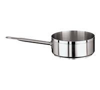 Paderno 11108-24 Casseruola Bassa, Un Manico, in Acciaio Inox, 24 cm