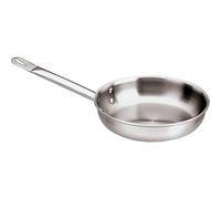 Paderno 12514-26 Padella 1 Manico, 26 cm, Acciaio Inox