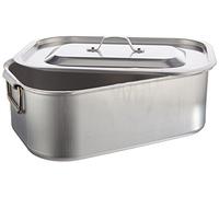 Paderno 16965-40 Brasiera con Coperchio, 40x26 cm, Alluminio