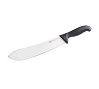 Paderno 18005-32 Coltello Scimitarra, 32 cm, Manico Nero, Acciaio Ice Hardening
