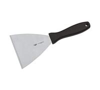 Paderno 18520-12 Spatola Triangolare professionale - Raschietto tagliapasta con manico, lama in acciaio inox, manico in polipropilene, 12 cm x 12 cm