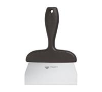 Paderno 18520-15 Spatola Triangolare, Pratica e Maneggevole per Cucina, Pizzeria e Pasticceria, in Acciaio Inox e Polipropilene, 15 cm