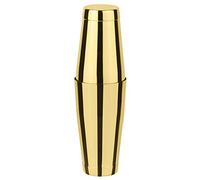 Paderno 41467G08 Shaker 2 Pz Ml 790/590 Inox, Acciaio, Oro Boston, capacità 830 ml