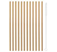 PADERNO 41490C00 Cannucce con Scovolino Inox, Rame, Acciaio x12