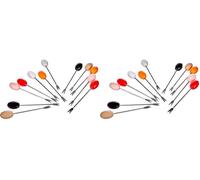 Paderno 41686-12 Forchettine per Lumache, Frutti di Mare, Formaggi, Olive, Forchettine Aperitivo, Lavabile in avastoviglie, in Acciaio CromatoConfezione 12 Pezzi (Confezione da 2)