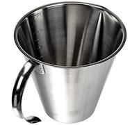 Paderno 42581-10 Misurino Graduato Impilabile 1.0 lt, Acciaio Inox