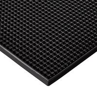 Paderno 44100-02, Tappetino Bar per Cocktail, Tappetino da Barman, Antiscivolo per Bar, Cucina e Caffetteria in Gomma, Dimensioni 45x30 cm