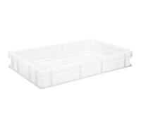 PADERNO 44511E21 PE Supporto impilabile Bottom e Sides Chiuso, Bianco