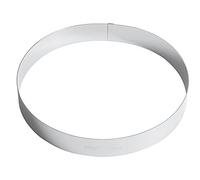 Paderno 47530-24 Anello per Torte Cm 24, Acciaio Inox