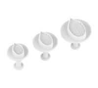 Paderno 47622-03 Taglia Pasta Foglia in ABS, Confezione da 3 Pezzi