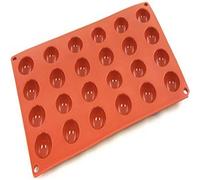 Paderno Flexipad Semisfera, in Silicone, Rosso, 3 cm