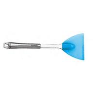 Paderno 48278-30 Paletta Triangolare Piccola Silicone, Acciaio Inox