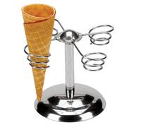 Paderno a Spirale in Acciaio Inox Ice Cream Cone Holder (4 x)