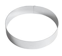 Paderno Anello Pasticceria per Mousse, Acciaio Inox, 22 cm