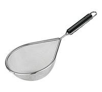 Paderno Colapasta, Colatutto, per scolare Pasta, Verdure, con Manico Lungo e Gancio, Acciaio Inox, Lavabile in Lavastoviglie, Dimensioni 22x18 cm