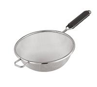 Paderno Colino a Rete/Scolapasta con manico Abs antiscottatura, ideale per filtrare, scolare e setacciare, rete in acciaio Inox, diametro 10 cm