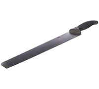 Paderno Coltello per Formaggio, in Acciaio Inossidabile, Coltello da Cucina con Manico Ergonomico e Antiscivolo, Lavabili in Lavastoviglie, Nero, Lama 36 cm