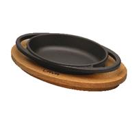 Paderno Lava Piatto ovale con supporto legno 21 X 14 cm