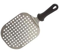 Paderno Paletta Pizza Ovale Forata, in Acciaio Inox
