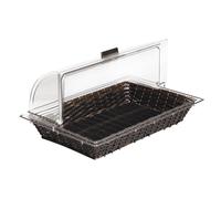 Paderno Sambonet Buffet Cesto pane con coperchio roll-top, polipropilene