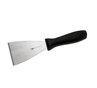 Paderno 18520-04 Spatola Triangolare Professionale/Raschietto Tagliapasta con Manico, Acciaio Inossidabile, Argento