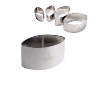 Paderno stainless steel Calisson Mold 1 3/4in Stainless Steel