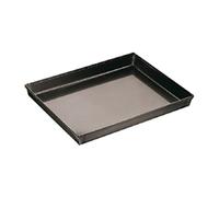 Teglia Pizza Professionale Rettangolare in Ferro Blu | 40x30x3 cm Paderno
