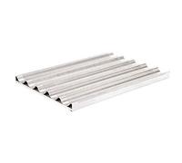 Paderno World Cuisine - Padella per baguette in alluminio, 20-7/8 x 12-5/8", colore: Grigio