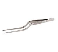 Paderno World Cuisine Pinzette da Cucina Offset in Acciaio Inox, Grigio