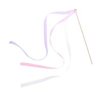 PADGCNOR 20 Bacchette di Nastro danzanti con campanelli, Stelle filanti for Feste di Matrimonio per Decorazioni di Nozze Feste(Pink)