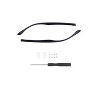 PADGCNOR Asta Di Ricambio Per Occhiali 1 paio di occhiali da vista, asta for con dente singolo e doppio, sostituzione delle aste for, accessori for(Black-B)