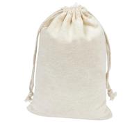 PADGCNOR Sacchetti di Cotone e Lino per Caramelle Borse in Cotone con Coulisse, Sacchetti for imballaggio, Home Oragnize, Sacchi for la Spesa di Varie Dimensioni(20 PCS,17x23cm)